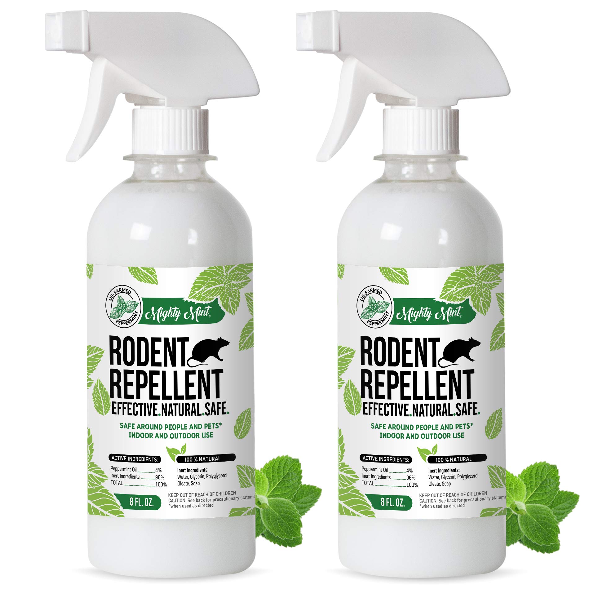 Amazon.com: 8oz Peppermint Oil Rodent Repellent Spray (2)